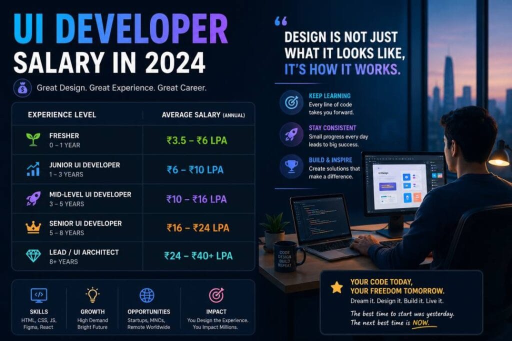 ui developer salary