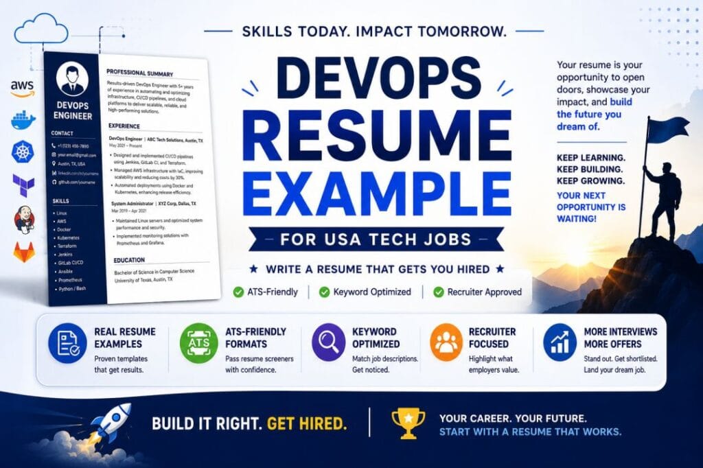 devops resume example